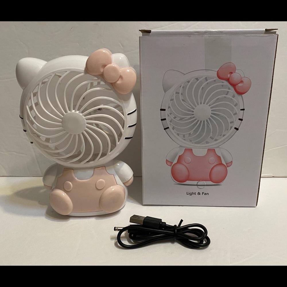 HelloKitty Deal Fan Handheld USB Charging Portable - Picture 5 of 8